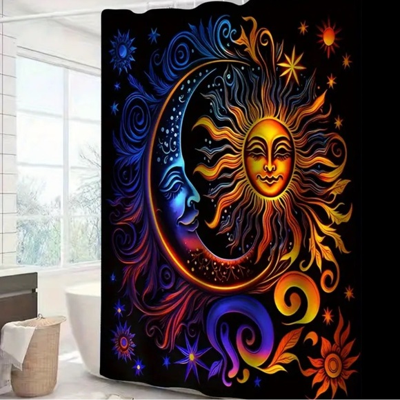 4pc Moon and Sun Bathroom Set NWT - Picture 3 of 10